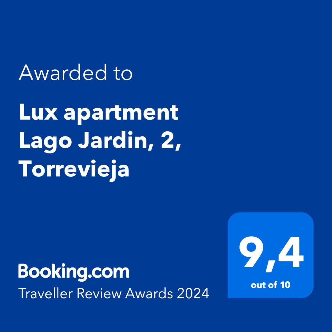 Lux Apartment Lago Jardin, 2, Torrevieja Alicante Dış mekan fotoğraf